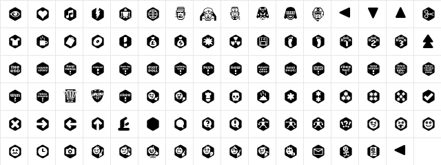 Scrotnig Medium  glyph index