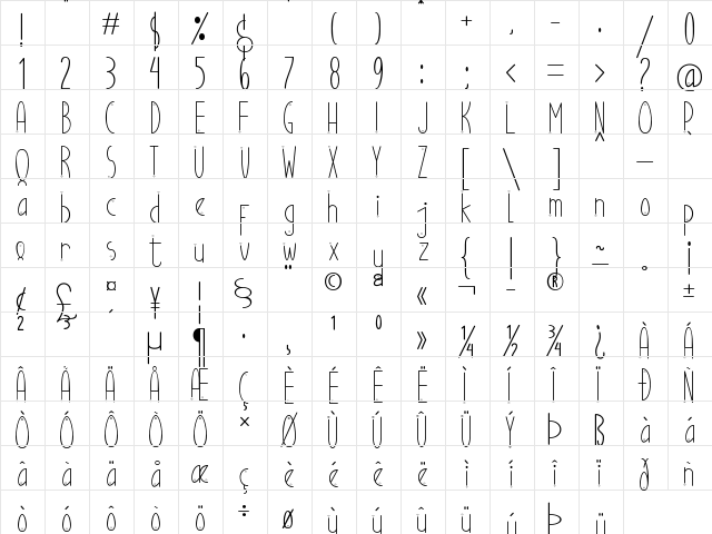 Ubur Ubur with Love alternatif1 Regular  glyph index