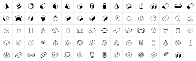 LTShapeshifter Medium  glyph index
