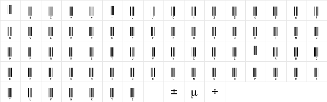 C39HrP48DlTt Normal  glyph index