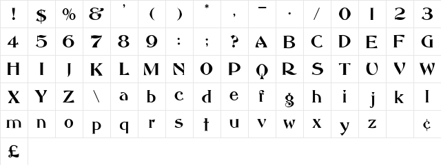 Saccule Normal  glyph index