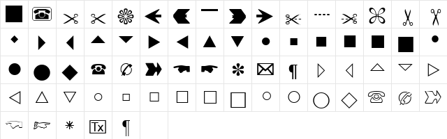 AbacusThreeSSi Regular  glyph index