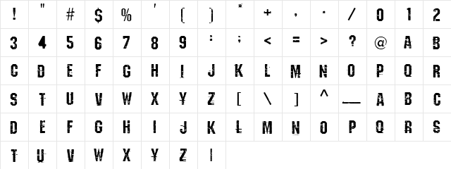 Eordeoghlakat Regular  glyph index
