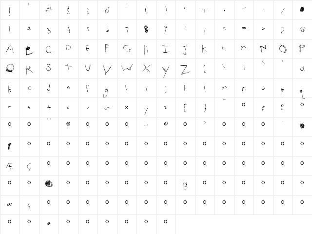 Lighthouse Medium  glyph index
