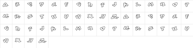 LHF Def Writer | BASE Regular  glyph index