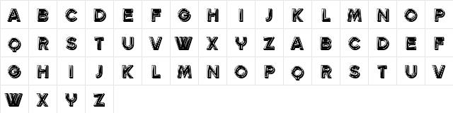 Nucleus Regular  glyph index