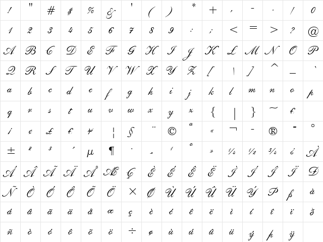 UVN Ke Chuyen1 Regular  glyph index