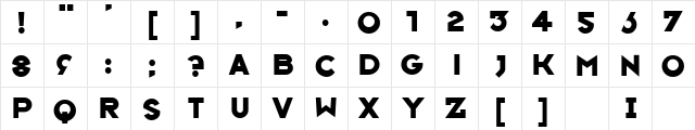 NeuSixBlack Regular  glyph index