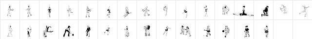 KR Women In Sports Regular  glyph index