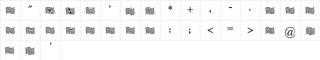 Amnon-Zebra Amnon-Zebra  glyph index