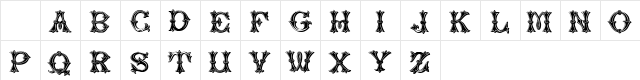 Purcell!" Regular  glyph index
