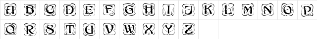 Adage Display Caps SSi Regular  glyph index