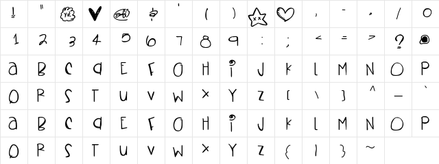 VitalSighns Medium  glyph index