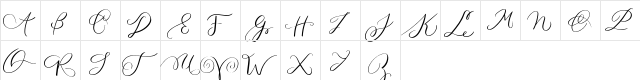 MONOGRAM P Regular  glyph index