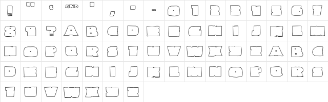 Linemaster Regular  glyph index