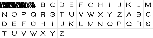 Redux Regular  glyph index
