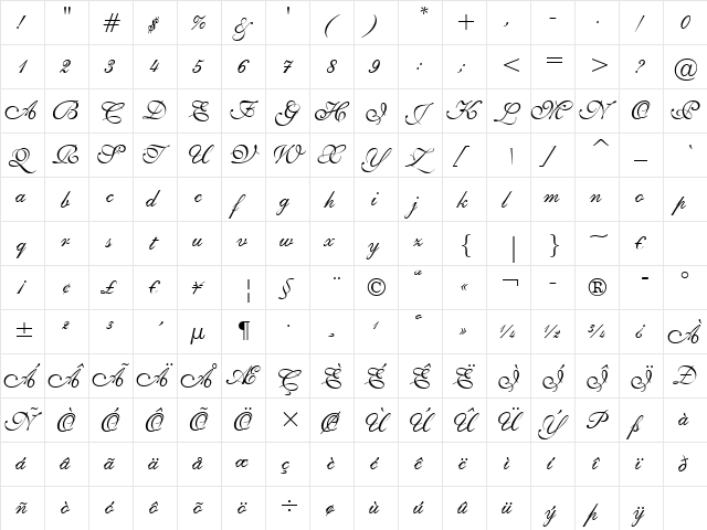 UVN Ke Chuyen2 Regular  glyph index