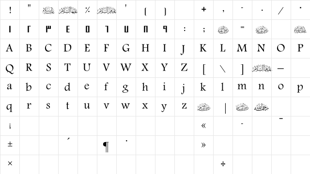 SC_ALYERMOOK REGULAR  glyph index