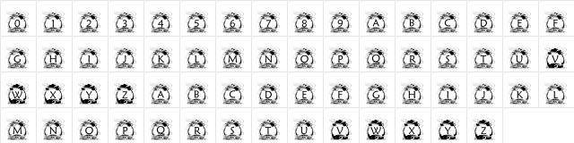 pf_kettle1 Regular  glyph index