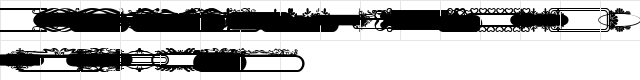Dizzinz Buttons Regular  glyph index