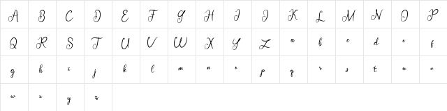 Baltika Demo Regular  glyph index