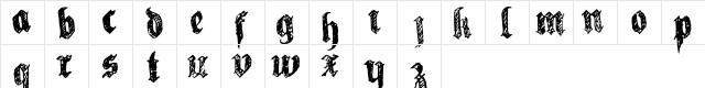 la fraktouille la fraktouille  glyph index