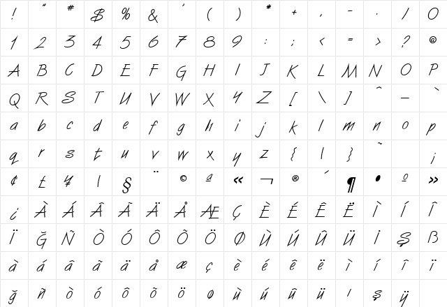 00839 Regular  glyph index
