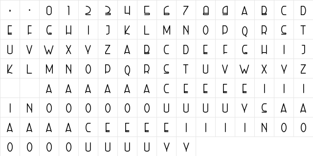 Right Hand Bold  glyph index