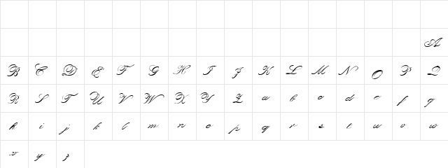 Orphiel Demo Regular  glyph index