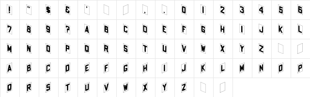 Shohl-Fold Regular  glyph index