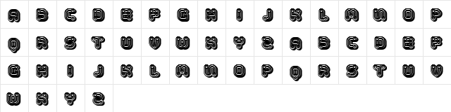 Signal Fancy Regular  glyph index