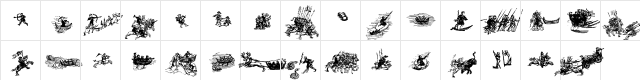 Carta Marina People People  glyph index
