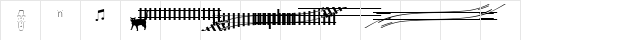 TrainTracksDemo Regular  glyph index
