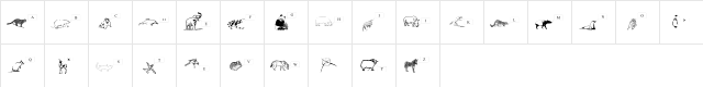 red list Regular  glyph index