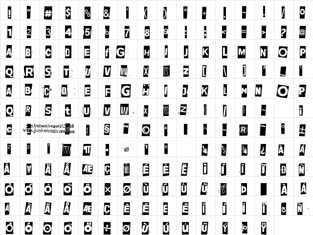 Jadefedgah[80] Regular  glyph index