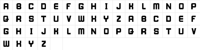 I WILL WAIT Regular  glyph index