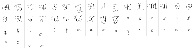 Plamiya FREE Regular  glyph index