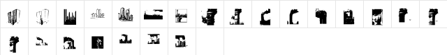 KR America Under Attack Regular  glyph index
