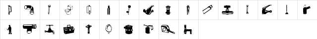 gasfiterbarrera Normal  glyph index