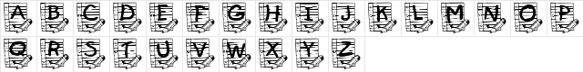 Summer's School Paper Regular  glyph index
