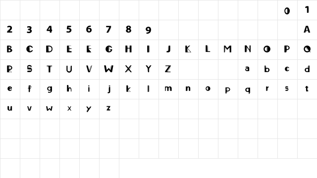 original_font Medium  glyph index