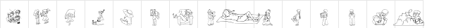 Chilluns Regular  glyph index
