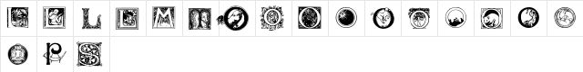 BattenL-S Regular  glyph index
