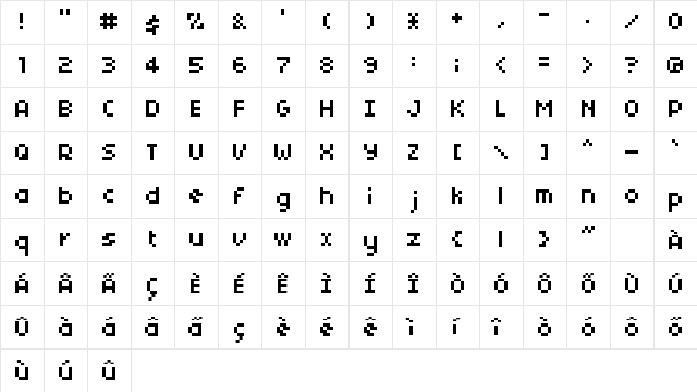 04b03rev Regular  glyph index