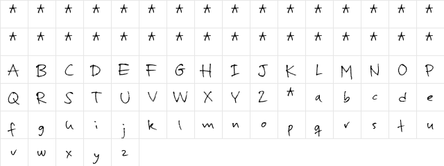 Murbia DEMO Regular  glyph index