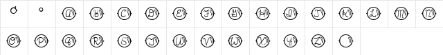 JI Pearl Necklace Regular  glyph index