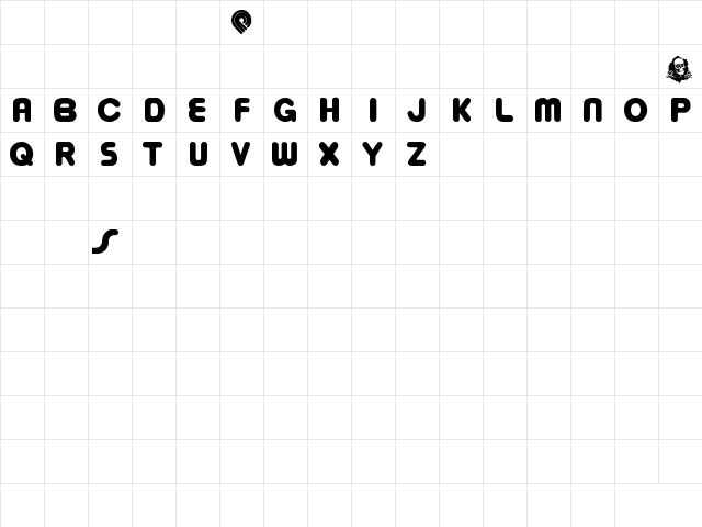 bowellberalta Regular  glyph index