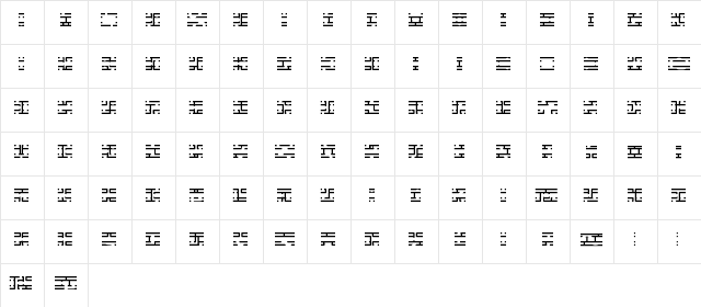 Entangled Layer B (BRK) Normal  glyph index