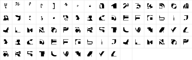 State (Plain)  glyph index