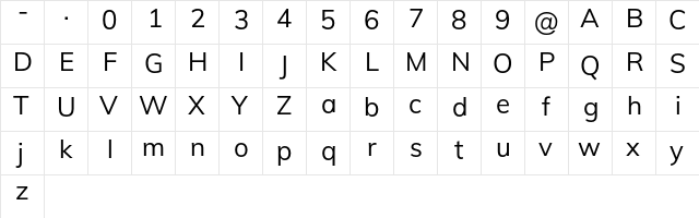 Font Awesome 5 Free Regular Regular  glyph index